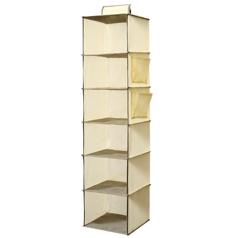 Bamboo Multi Layer Wardrobe Storage Hanging Bag - Eshtree