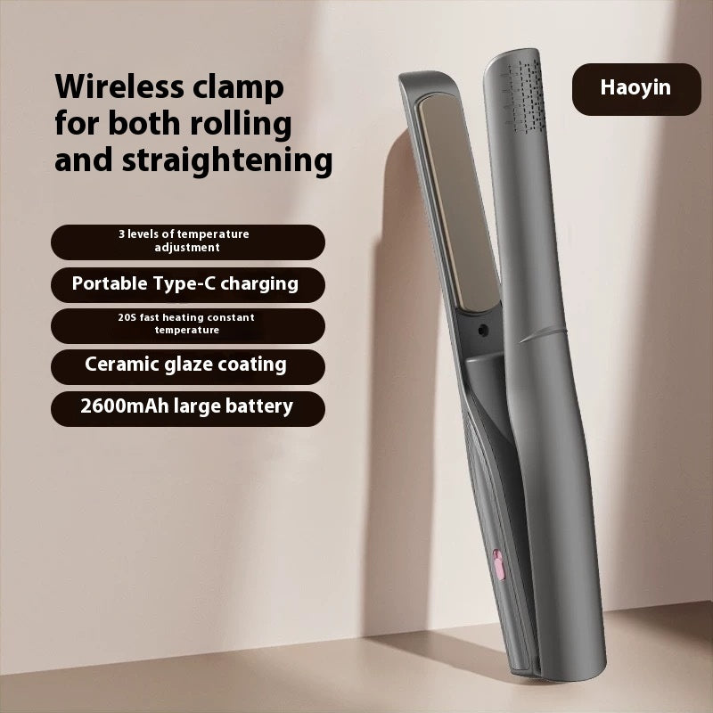Radio Splint Hair Straightener Portable USB Charging