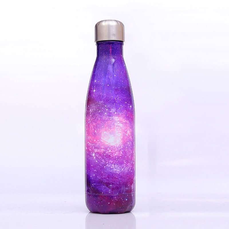 Best Selling New Starry Sky Galaxy Coke Bottle Stainless Steel Vacuum Flask Creative Gradient Color Handy Cup - Eshtree