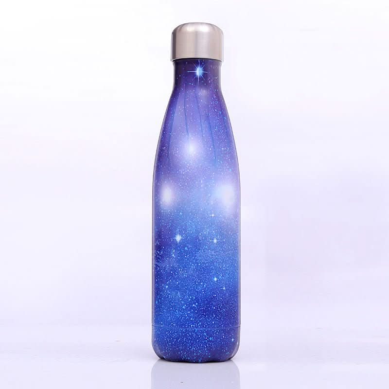 Best Selling New Starry Sky Galaxy Coke Bottle Stainless Steel Vacuum Flask Creative Gradient Color Handy Cup - Eshtree