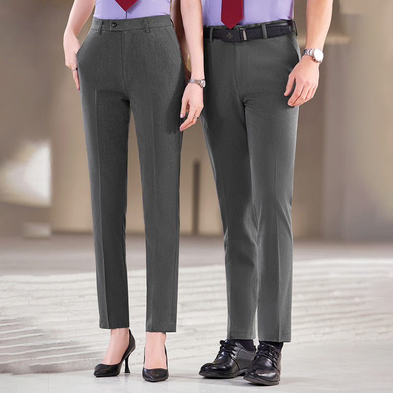 High-waisted Tailored Draping Formal Trousers That Flatter