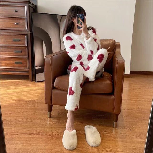 Big Love Loose - fitting Women's Pajamas Homewear Suit - Eshtree