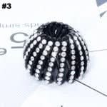 Bird's Nest Hairpin Color Rhinestone Ponytail Ball Hairpin - Eshtree