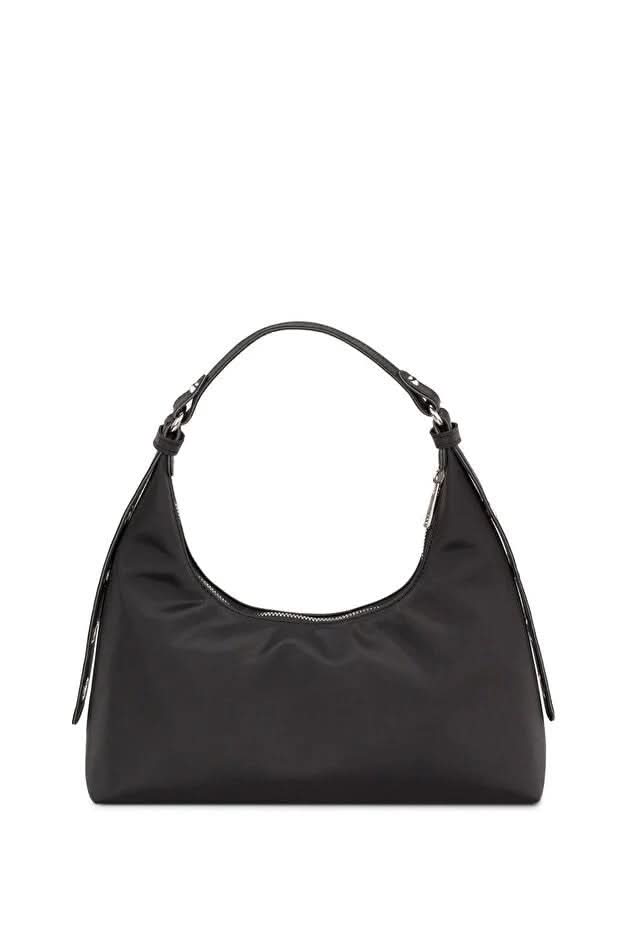 Black Baguette Shoulder Bag For Women - Eshtree