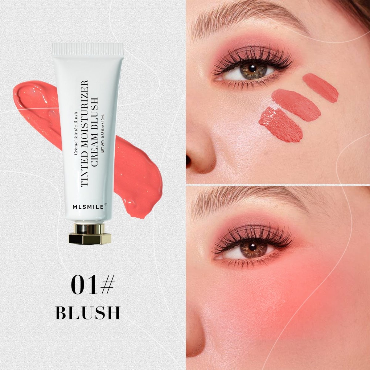 Blusher Natural Moisturizing Dual - purpose Color Rendering - Eshtree