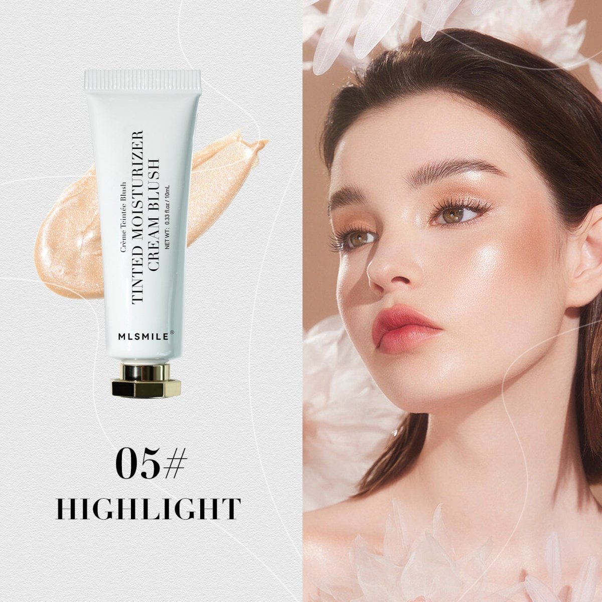 Blusher Natural Moisturizing Dual - purpose Color Rendering - Eshtree