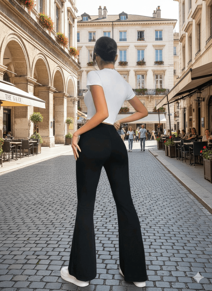 بنطلون حريمي شارلستون بتصميم أنيق وعصري - Eshtree