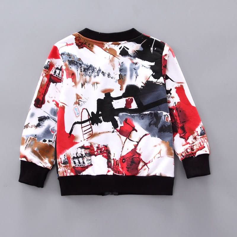 Boys Handsome Autumn And Winter Clothes Three - Piece Kid Clothes - Eshtree