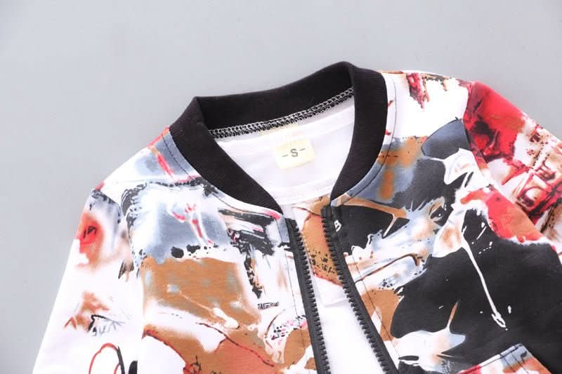 Boys Handsome Autumn And Winter Clothes Three - Piece Kid Clothes - Eshtree