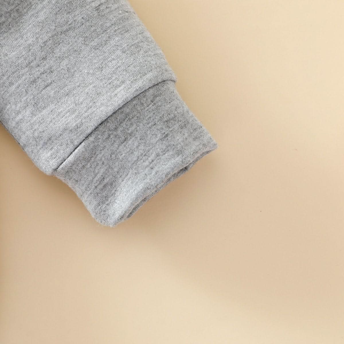 Boys Polyester Letter Grey Sweatshirt Top - Eshtree