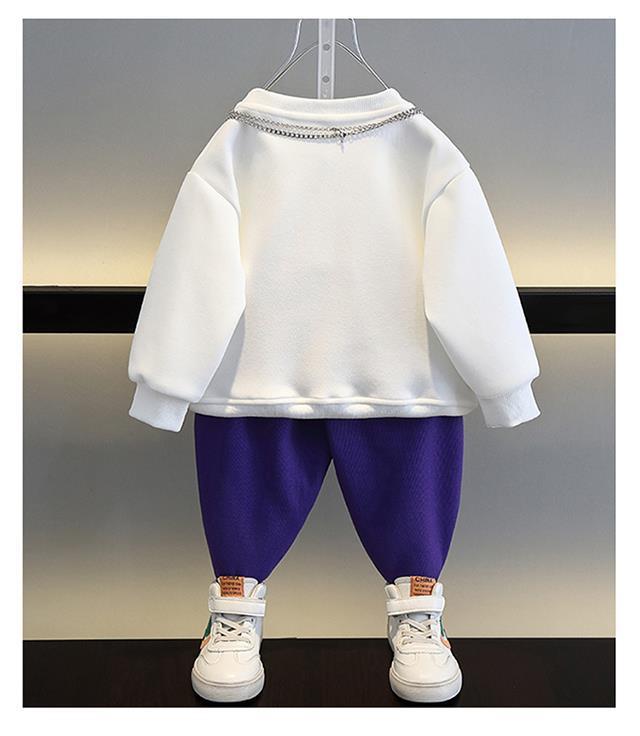 Boys Sweater Suit Clothes Fashionable Children Korean Style - Eshtree