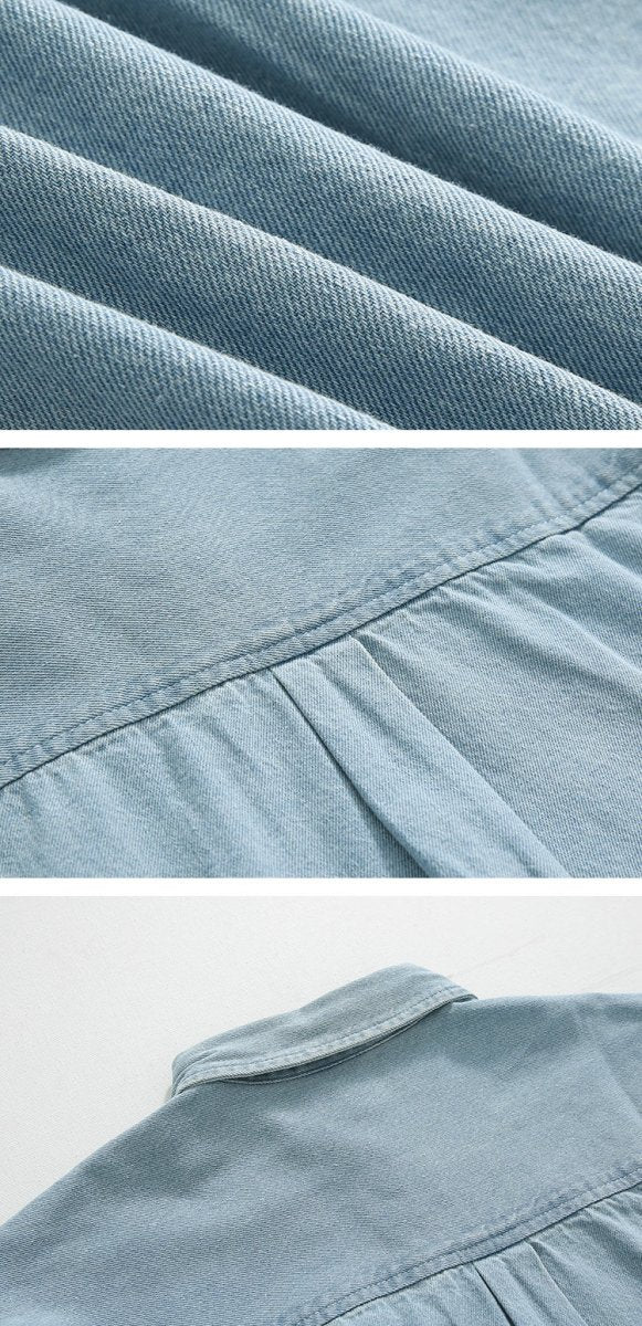 Boys Workwear Long Sleeve Shirt Coat - Eshtree