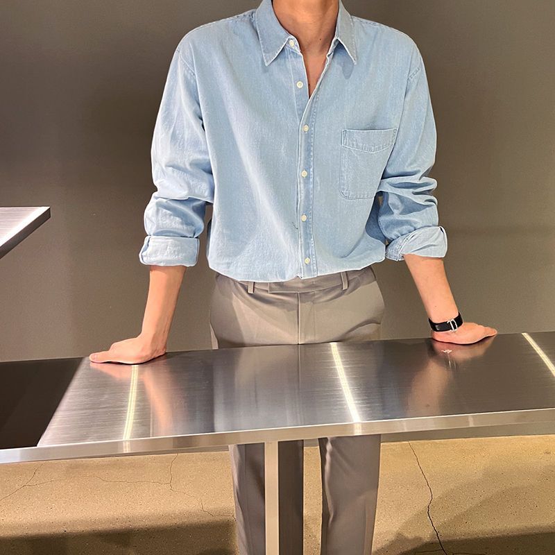 Boys Workwear Long Sleeve Shirt Coat - Eshtree