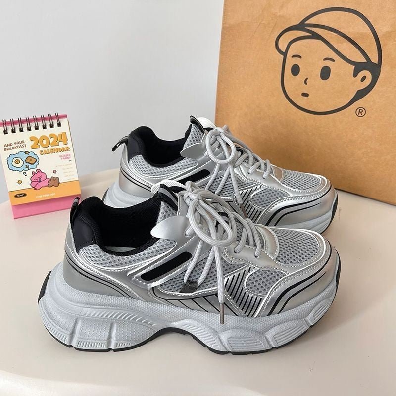 Breathable Versatile Lightweight Casual Height Enhancing Sneakers - Eshtree
