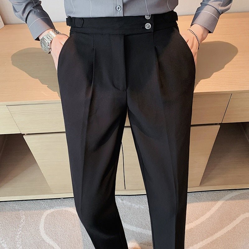 British Style Business Formal Wear Suit Pants Men - Eshtree