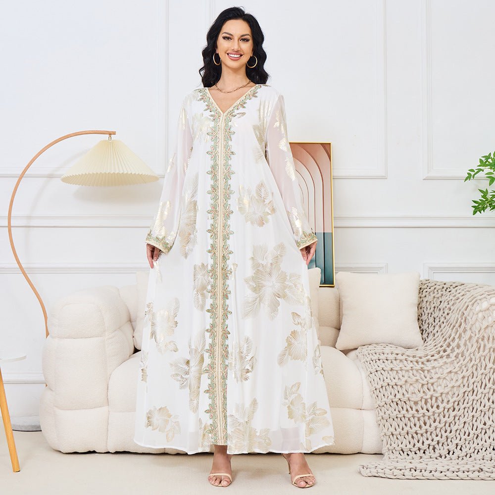 Bronzing Muslim Dubai Tourist Dress - Eshtree