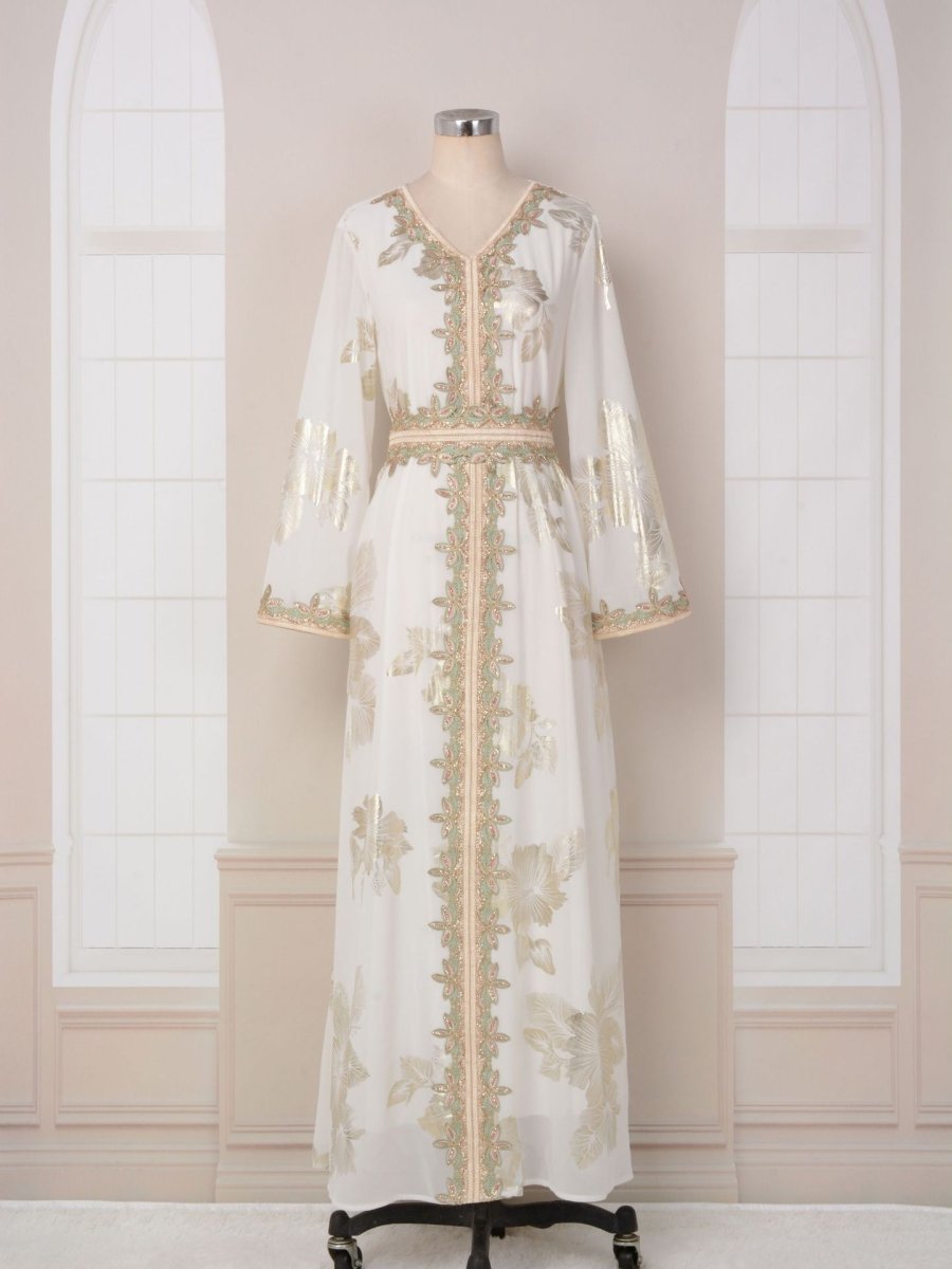 Bronzing Muslim Dubai Tourist Dress - Eshtree