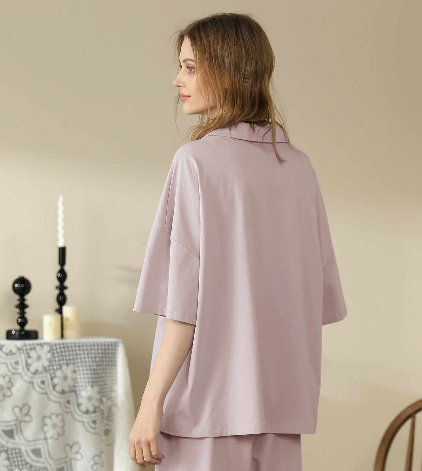 Couple Plus Size Loose Pajamas Cotton Homewear