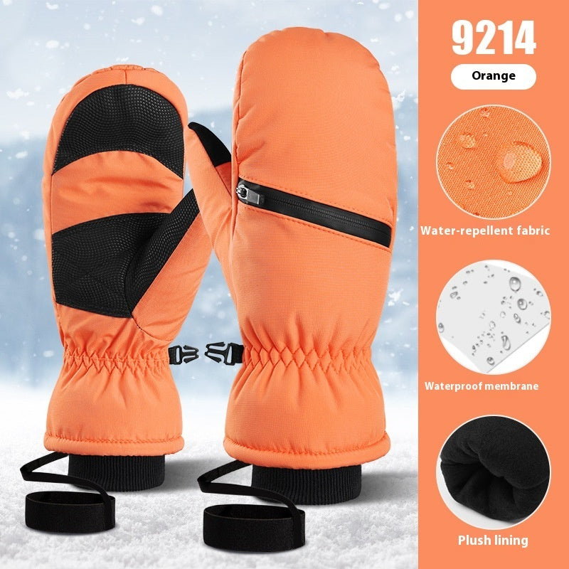 Cold-proof Finger Touch Screen Warm Ski Gloves