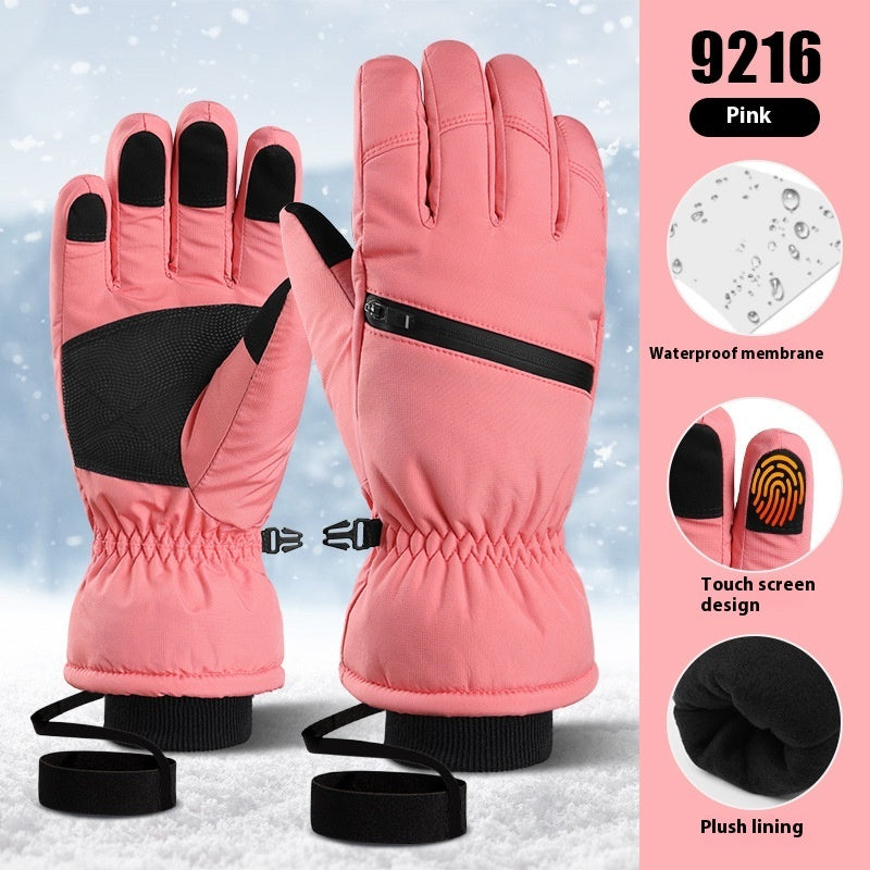 Cold-proof Finger Touch Screen Warm Ski Gloves