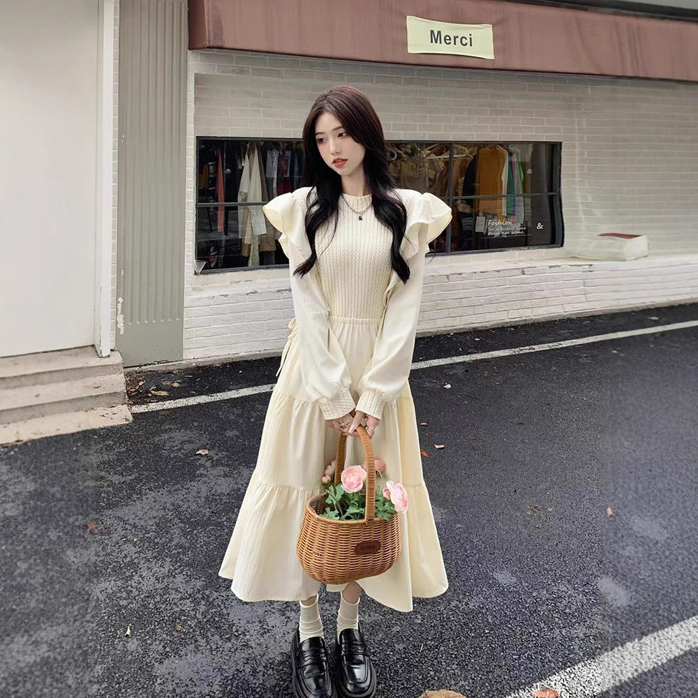 French-style Ethereal Ruffled Dress