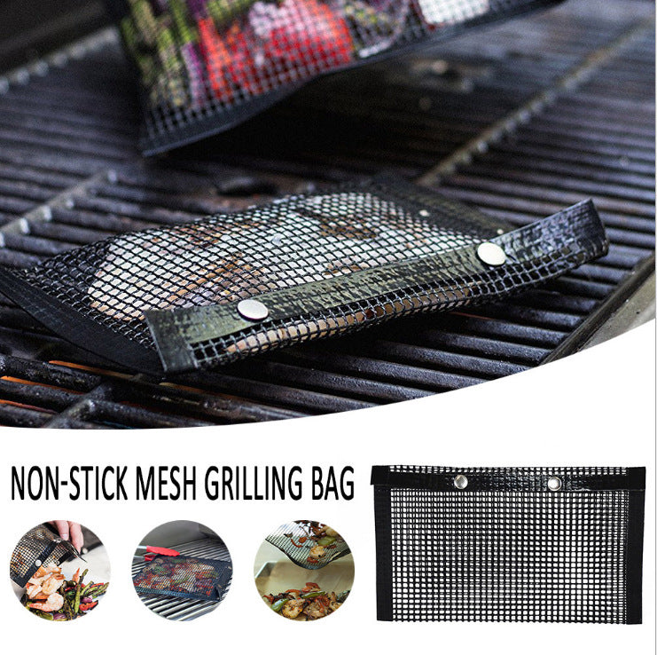 Teflon Barbecue Wire Bags Food Grade High Temperature Resistance Barbecue Wire Mesh Piece