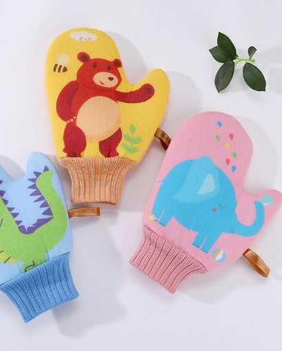 Bath Towel Bath Toiletries Cartoon Cute Bath Gloves