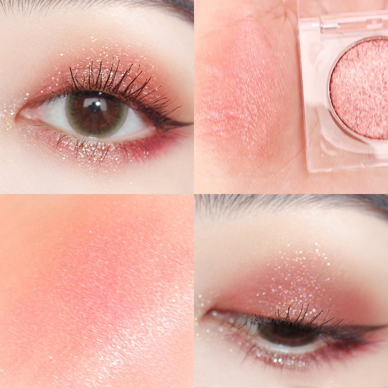 High Gloss Earth Color Broken Diamond Fine Shimmer Matt Pearl Eye Shadow Disc