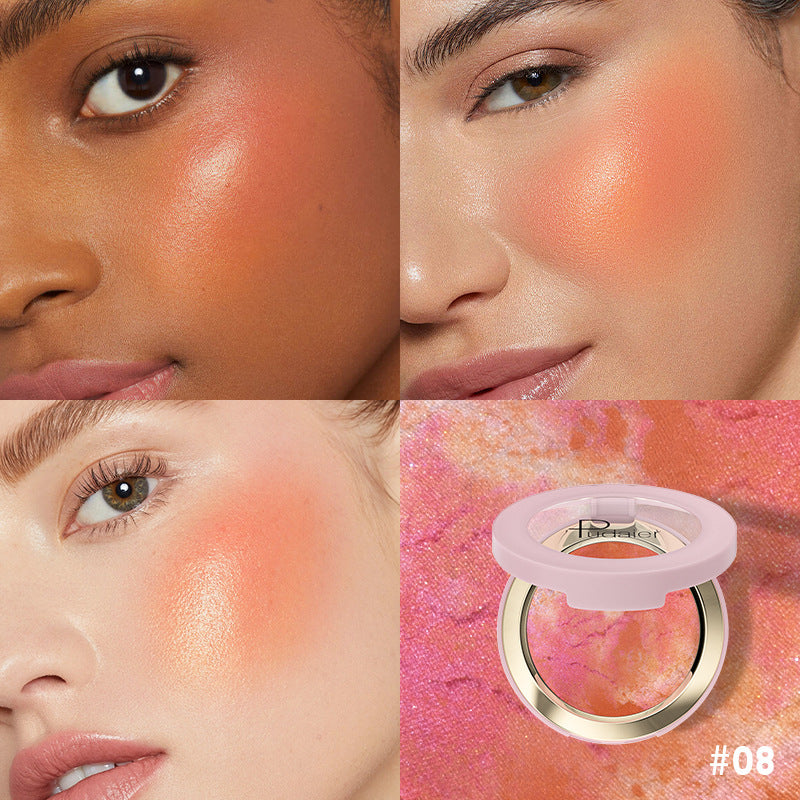 Mixed Blusher Highlight 2-in-1 Long-lasting Natural Waterproof Repair