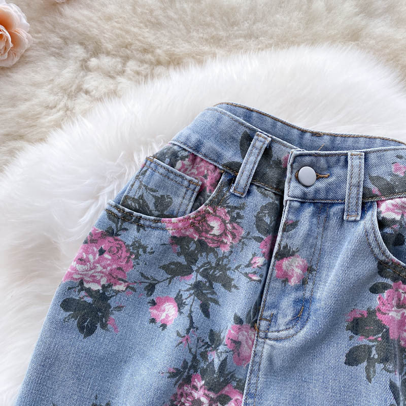 Niche High-waist Drape Wide-leg Pants Straight Long Pants