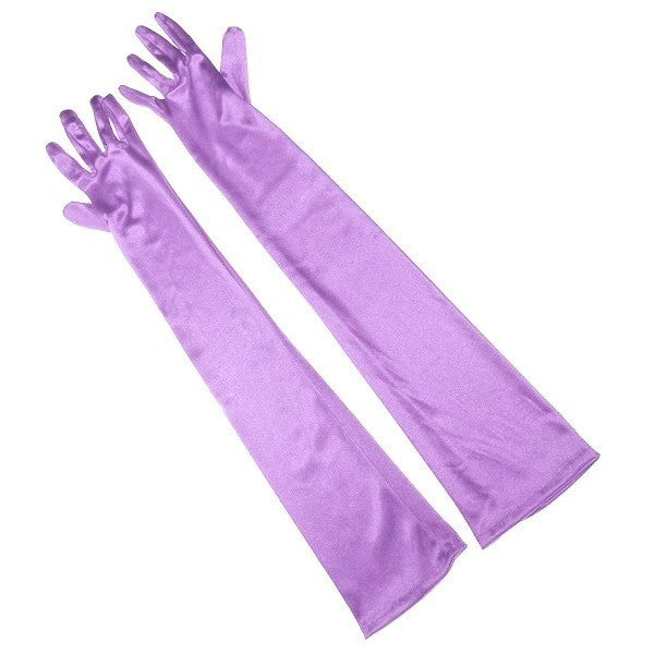 Fashion Satin Stretch Women's Halloween Gloves