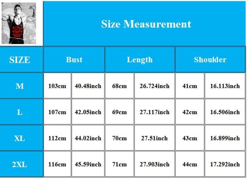 Cartoon Tee Tops Bodybuilding Fitness Vest Men Top Workout MUSCLE Dog Printed Sportswear Clothing - Eshtree