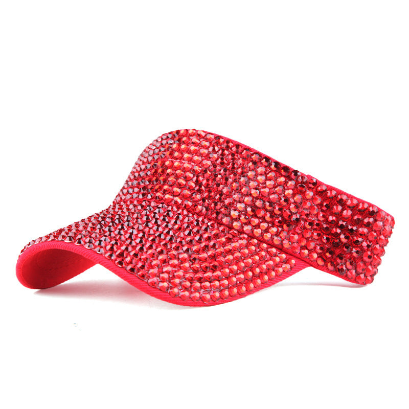 Spot Drill Sun Hat Sun Protection No Top Girl's Cap