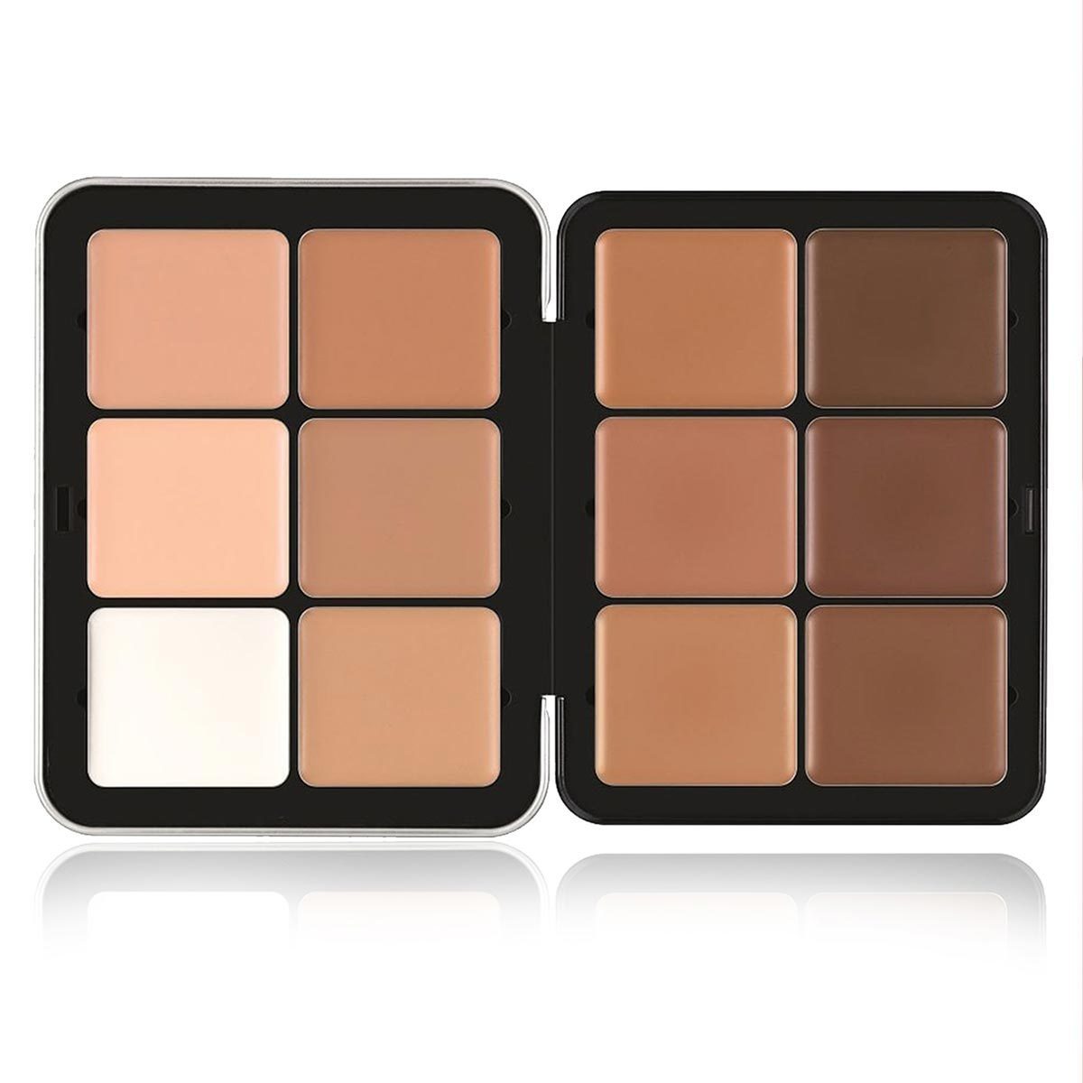 Cross-border TEMU Amazon Hot 12-color Blusher Plate Matte Shimmer High-gloss Multi-color Cream Blush Plate