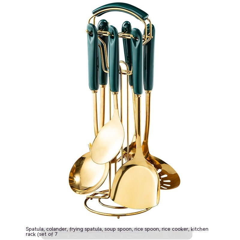 مجموعة أدوات المطبخ المصنوعة من الفولاذ المقاوم للصدأ