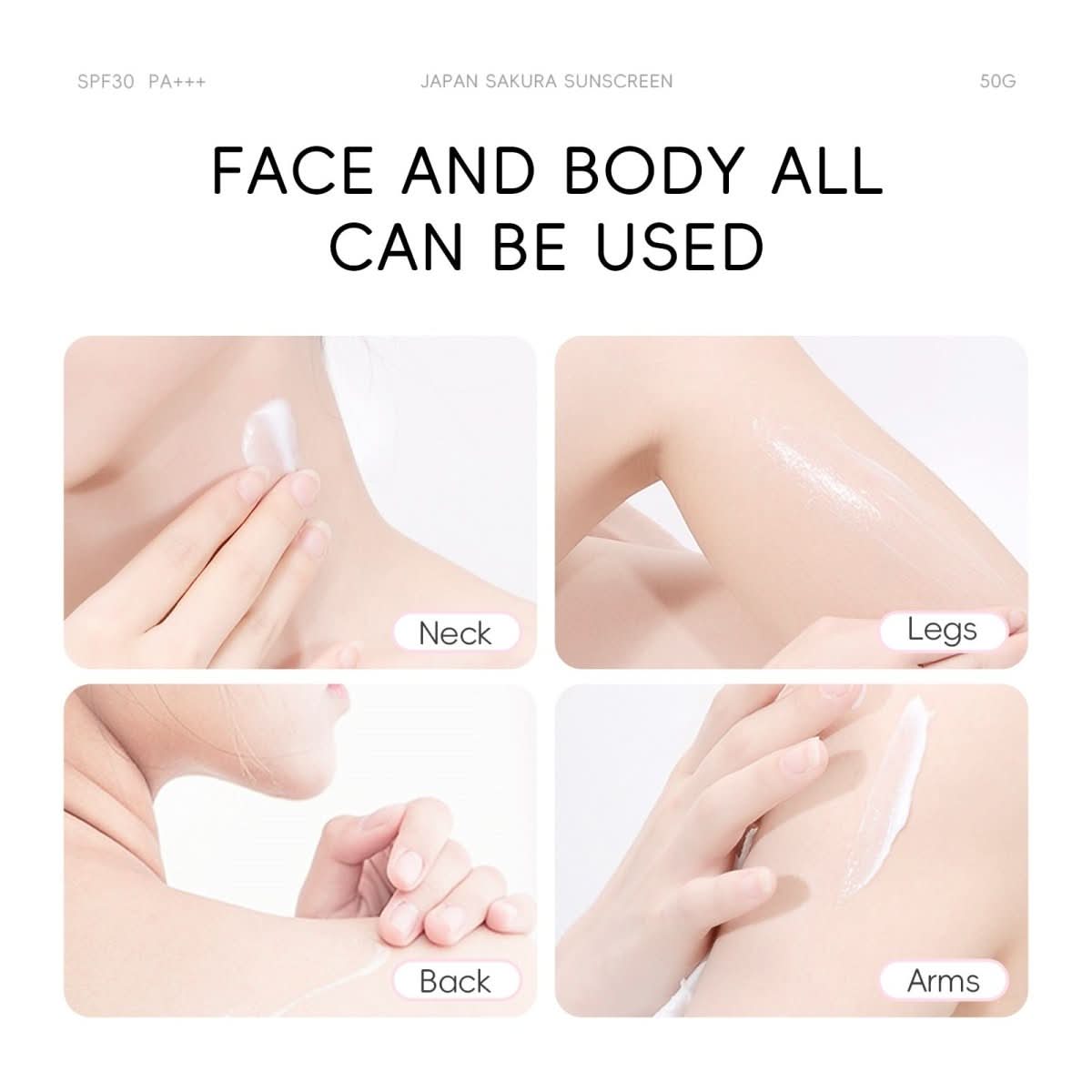 Cherry Blossom SunscreenSPF30 Isolation Skin Care Products - Eshtree