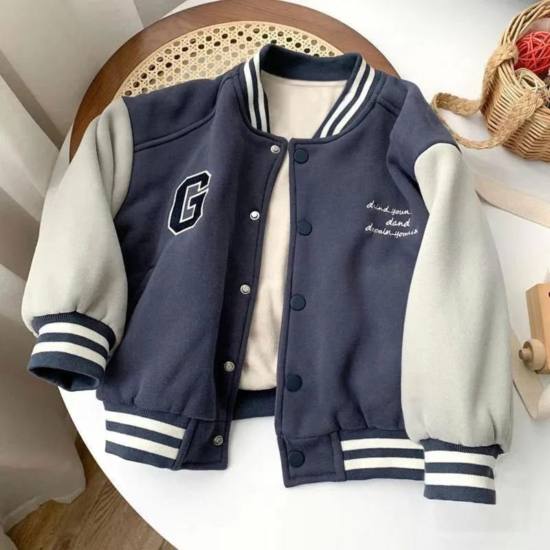 Children Sports Fleece Jacket Coat - Eshtree
