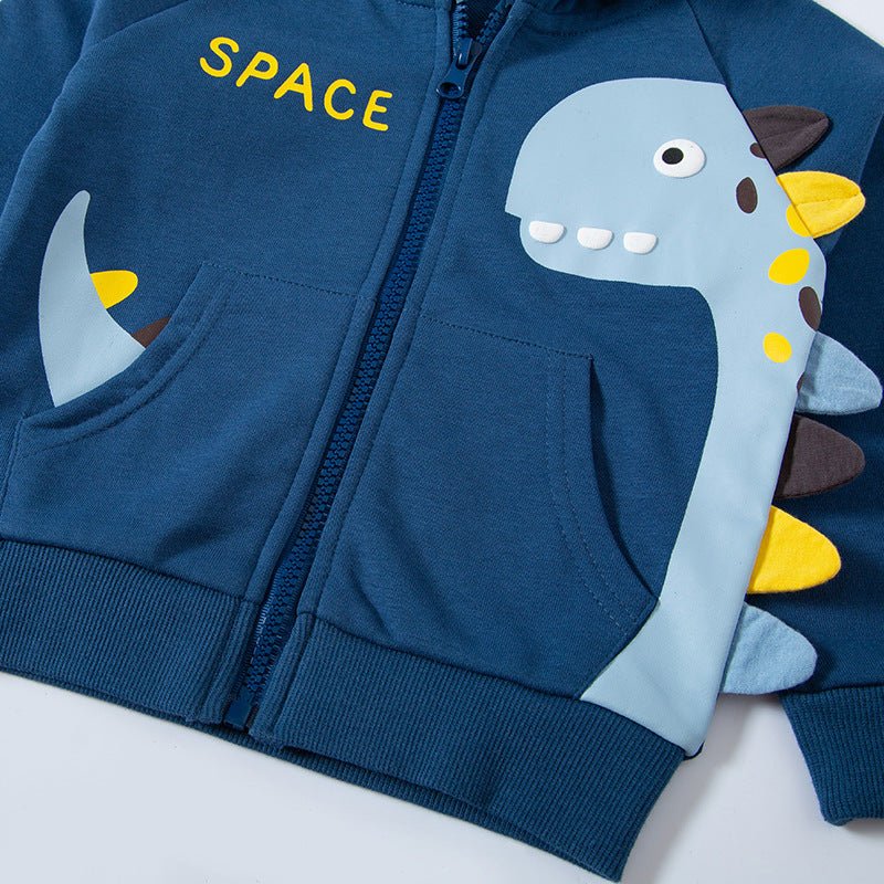 Children's Autumn Clothing Dinosaur Characteristic Coat Cardigan - Eshtree