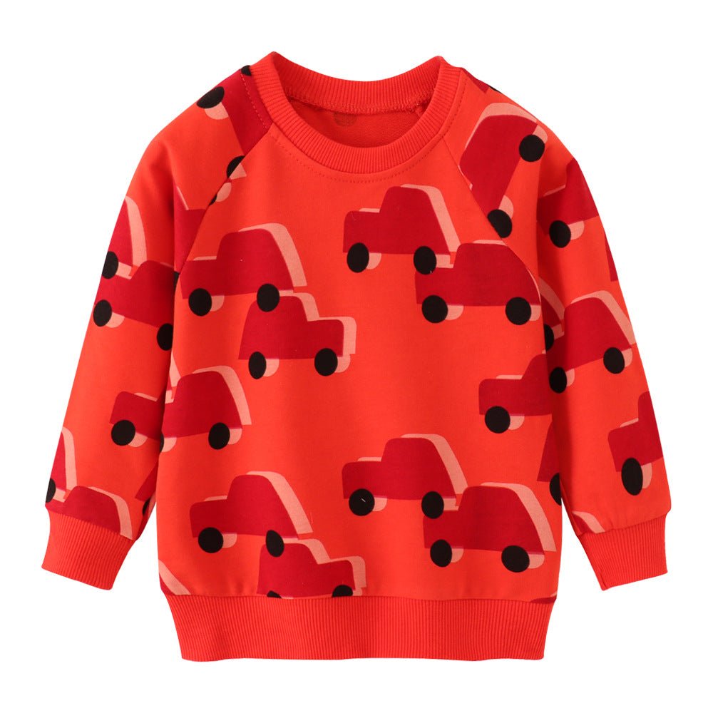 Children's Cartoon Long Sleeve Sweater Top - Eshtree