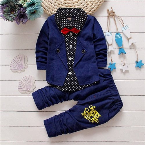 Children's Children's Suit Bow tie Sweater Small Trousers - Eshtree