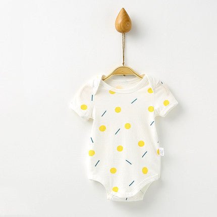 Children's Clothes Short Sleeve Khaki Triangle Climbing One Piece - Eshtree