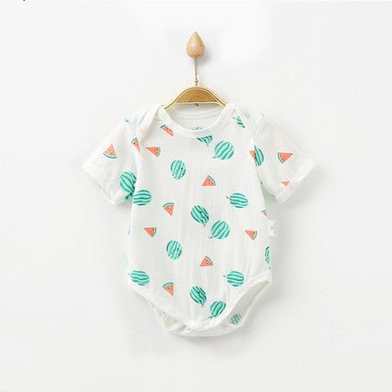 Children's Clothes Short Sleeve Khaki Triangle Climbing One Piece - Eshtree