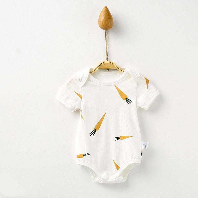 Children's Clothes Short Sleeve Khaki Triangle Climbing One Piece - Eshtree