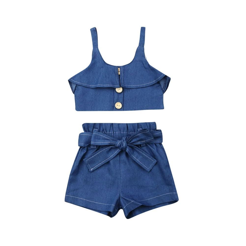 Children's clothing girls suspender skirt - Eshtree