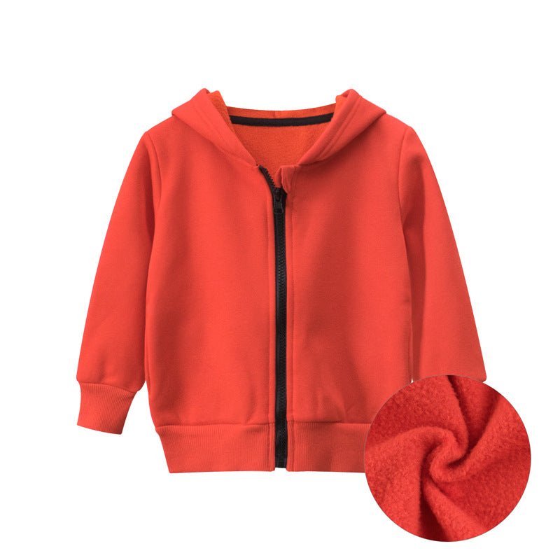 Children's jacket zipper sweater fleece baby clothes - Eshtree