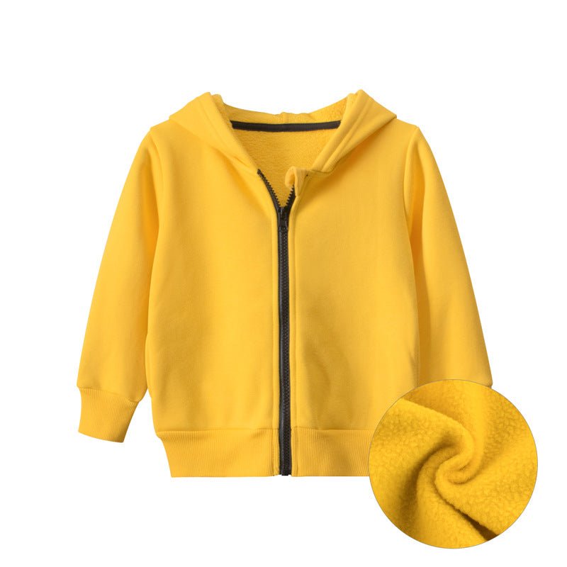 Children's jacket zipper sweater fleece baby clothes - Eshtree