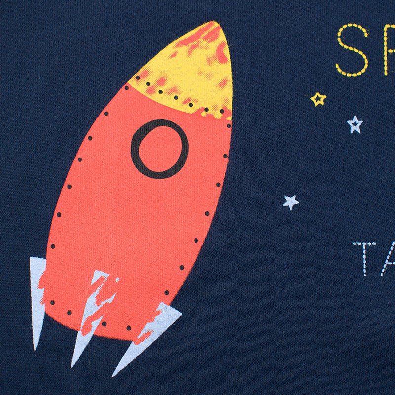 Children's rocket print T-shirt - Eshtree