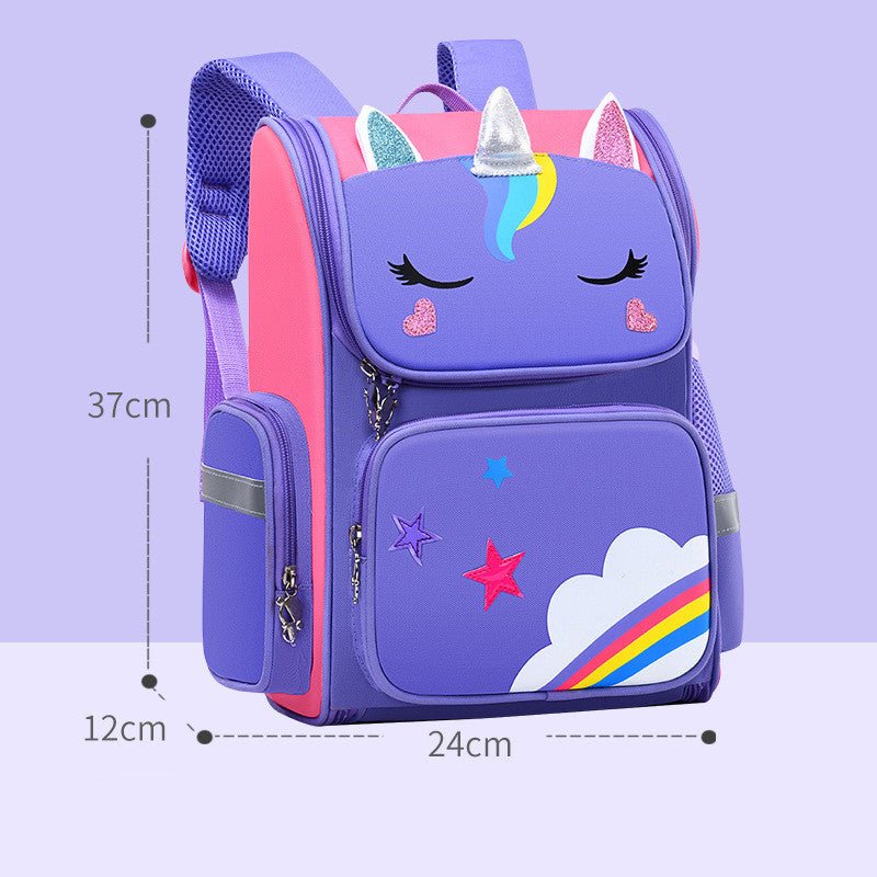 Childrens School Bags Primary School Students Grades 1 to 6 Printing - Eshtree