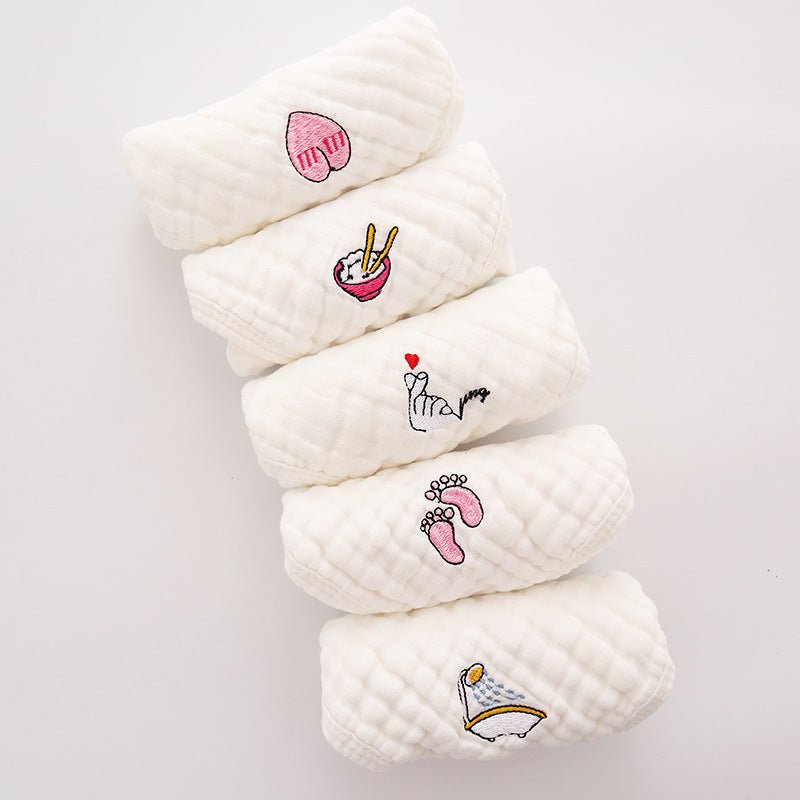 Children's Towel Embroidery Baby Saliva Towel - Eshtree