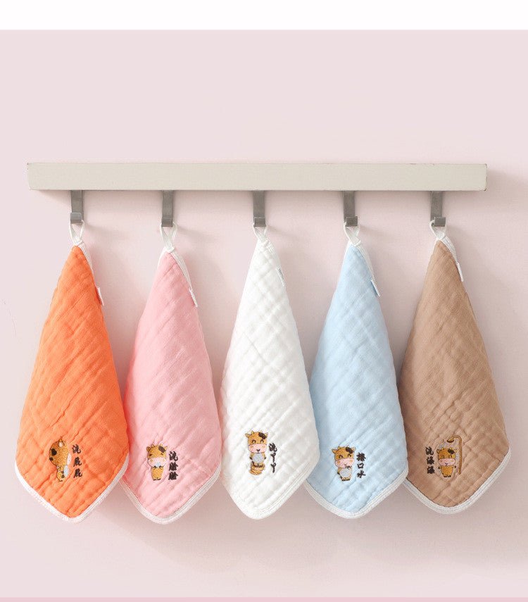 Children's Towel Embroidery Baby Saliva Towel - Eshtree